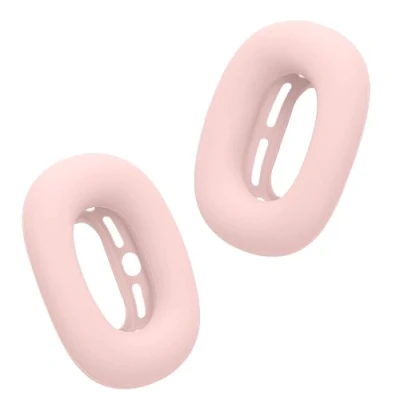 Afbeelding van kwmobile koptelefoon oorkussen cover compatibel met Apple AirPods Max case Hoes voor ear pads in oudroze