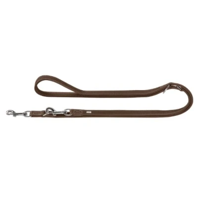 Afbeelding van HUNTER Hunting Verstelbare hondenriem, leer, zacht, robuust, 1,3/200 cm, bruin