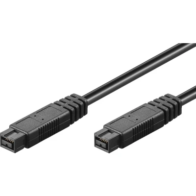 Afbeelding van FireWire 9 pins Kabel 1.8 meter 800 Transmedia