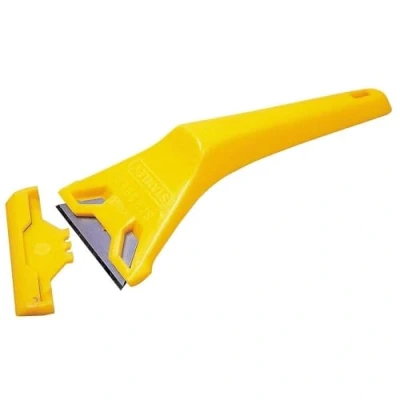 Afbeelding van Stanley Vensterschraper 0 28 590 (60 mm bladbreedte, voor het verwijderen van verf en stickers op glas, met beschermkap, verwisselbaar lemmet, 1 stuk)