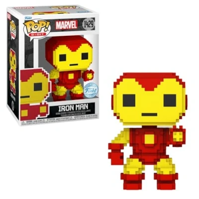 Afbeelding van Marvel Funko Pop 8 Bit Vinyl Figure Iron Man 9 cm