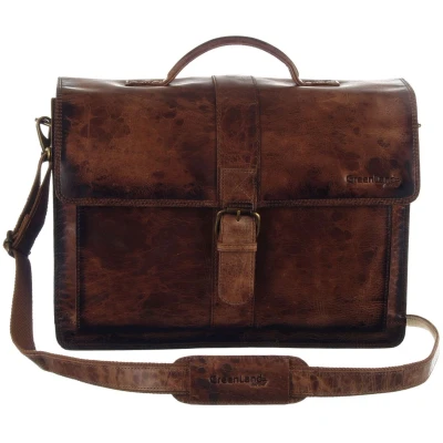 Afbeelding van Greenland Nature Mascu &amp; Line Koffer Leer 40 cm