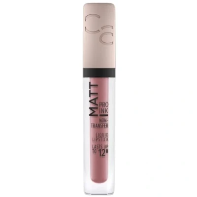 Afbeelding van Catrice Matt Pro Ink Non Transfer Liquid Lipstick, vloeibare lippenstift, maskerbestendig, veegvast, houdt tot 12 uur, nr. 050 My Life Decision, nude, mat, veganistisch, zonder alcohol (5 ml)