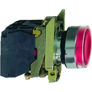 Afbeelding van Schneider Electric Drukknop XB4BW34M5, Knoppen + Schakelaars, Rood