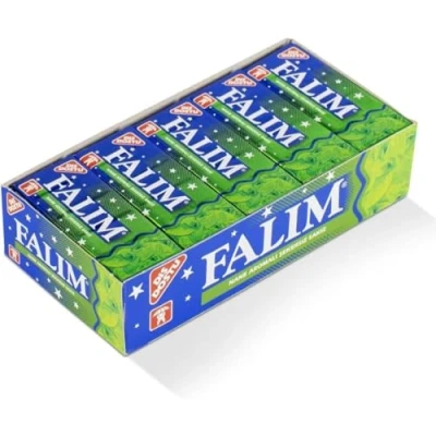 Afbeelding van Falım Suikervrije kauwgom met muntsmaak, 5 stuks à 20 (in totaal 100 stuks) 160 gram Pufai Grocery