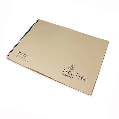 Afbeelding van Artway Tree Free Cotton Rag Schetsboek A3 Beige/Buff 250gsm 20 Vellen / 40 Zijden