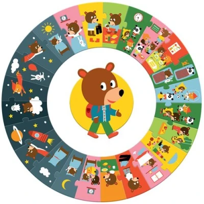 Afbeelding van Djeco puzzel de dag 24st