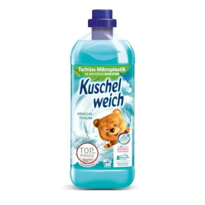 Afbeelding van Kuschelweich wasverzachter vershoudruimte, huidvriendelijkheid dermatologisch getest, zonder microplastic, 1 liter tot 38 wasbeurten, 1037,48 gram