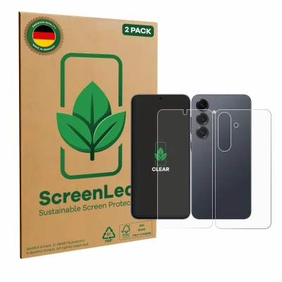Afbeelding van ScreenLeaf Screenprotector voor Samsung Galaxy S25 Enterprise Edition (Voor+Achter) Duurzame schermbescherming Folie Beschermfolie transparant (2 Stuks)