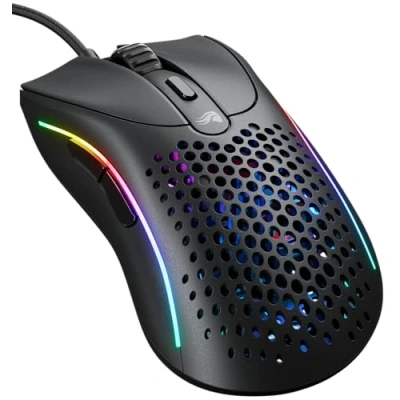 Afbeelding van Glorious Gaming Model D 2 bedrade gamingmuis ergonomische, superlicht (58 g), 26K optische sensor, 6 programmeerbare knoppen, levensduur van 80 miljoen klikken, FPS, MMO, MOBA, Battle Royale Zwart