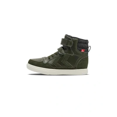 Afbeelding van Hummel Stadil Sneakers hoog voor kinderen, Maat: 26, Forest night Leer