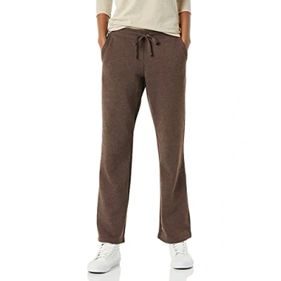 Afbeelding van Amazon Essentials Fleece joggingbroek met rechte pijpen voor dames (verkrijgbaar in grote maten), chocolade, M