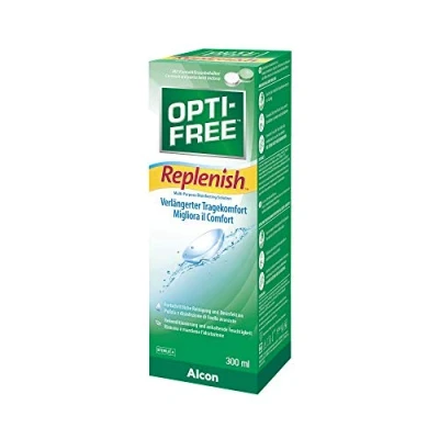 Afbeelding van Opti Free Replenish contactlenzen verzorgingsproduct, enkele fles, 1 x 300 ml