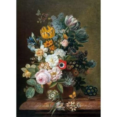 Afbeelding van Art for the Home Canvas Stilleven met bloemen 70x100 cm