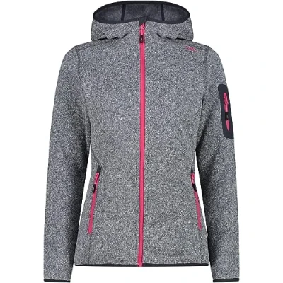 Afbeelding van Cmp Jacket 3h19826 Fleece Met Capuchon Grijs 2XL Vrouw