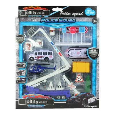 Afbeelding van Die Cast Politieset 8719075491010