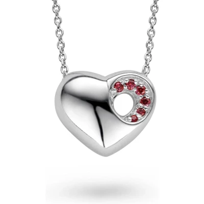 Afbeelding van Orphelia Dameshalsketting 925 Sterling zilver Zirkonia 45 cm zilver,
