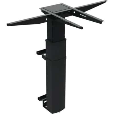 Afbeelding van Worktrainer Conset 501 19 Wall Elektrische Zit Sta Muurtafel Zwart Frame/Zonder Blad