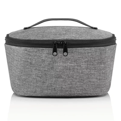 Afbeelding van Reisenthel Coolerbag S Pocket Koeltas 2,5L Twist Silver Grijs
