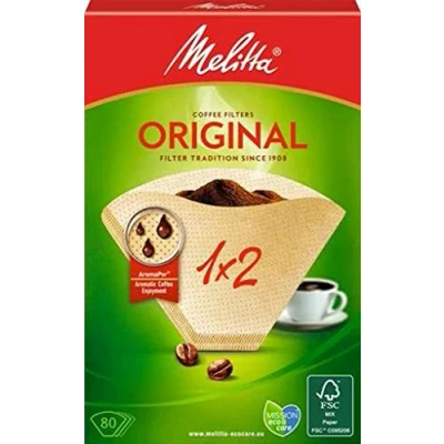 Afbeelding van Melitta 17808.7 Koffiefilter reserveonderdelen, 6 verpakkingen met 80 filters.