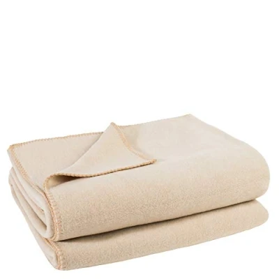 Afbeelding van Zachte fleece deken polarfleece met gehaakte steek pluizige knuffeldeken 160x200 cm van &#039;zoeppritz since 1828&#039;