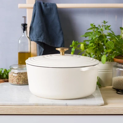 Afbeelding van Bourgogne braadpan 28cm/6.7L Cream White