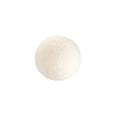 Afbeelding van Cream White Ball Cushion