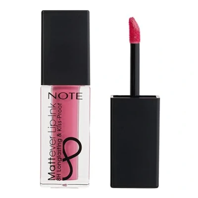 Afbeelding van NOTE COSMETIQUE Mattever Lip Ink Matte Langdurige en Niet Overdraagbare Lippenstift Lippenvullende Ultragepigmenteerde (All About Pink)