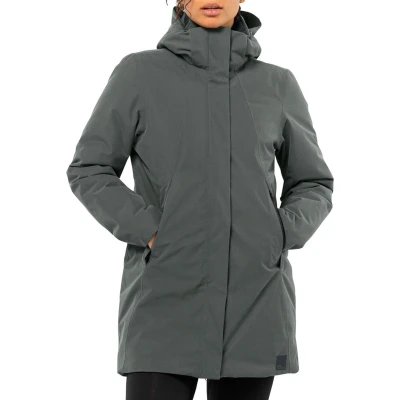Afbeelding van Jack Wolfskin Salier Winterjas, Dames, Maat: XL, Slate green
