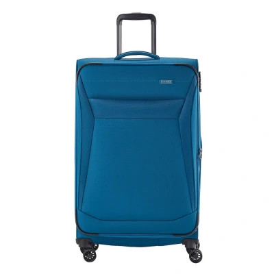 Afbeelding van Travelite Chios 4 Wiel Trolley L petrol Zachte koffer