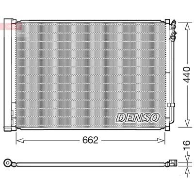 Afbeelding van Denso Airco condensor DCN05032