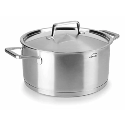 Afbeelding van LACOR 45022,FOODIE BRAADPAN MET DEKSEL 22X10,5CM,Zilver