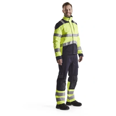 Afbeelding van Blaklader Multinorm werkbroek Inherent 1488 1512 Marine/High Vis Geel C56