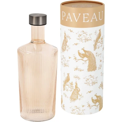 Afbeelding van Paveau Waterflessen Waterfles 1.25 liter Schenkkan Glas Karaf Met Dop Bells Amber Beige