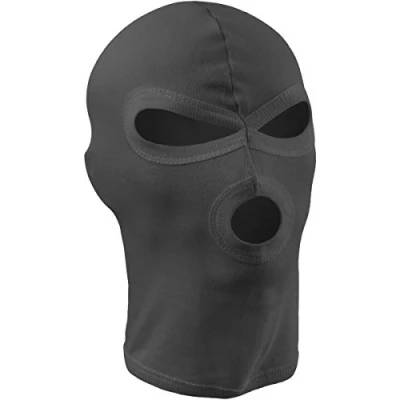Afbeelding van MFH 3 Hole Balaclava Lightweight Katoen Zwart