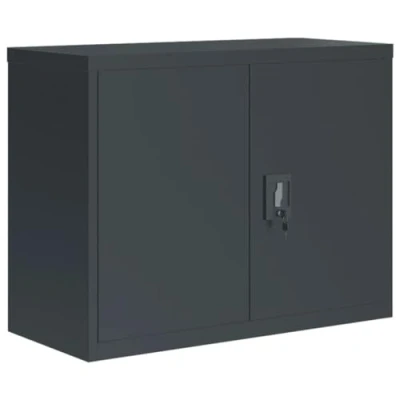 Afbeelding van Archiefkast 90x40x70 cm staal antracietkleurig