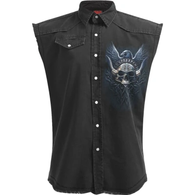 Afbeelding van Spiral Odin&#039;S Warrior Mouwloos werkshirt L Zwart