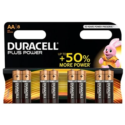 Afbeelding van Duracell Plus Power AA Alkaline Batterijen 8 Stuks