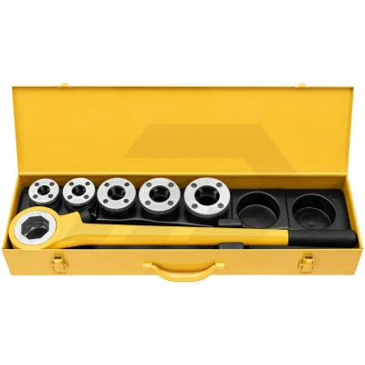 Afbeelding van REMS Eva draadsnijkop R 3/8&quot; 1/2&quot; 3/4&quot; 1 1.1/4&quot; set 6 delig