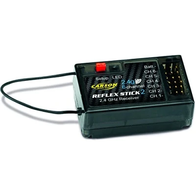 Afbeelding van Carson Modellsport Reflex Stick 2 6 kanaals ontvanger 2,4 GHz Stekkersysteem Graupner/JR