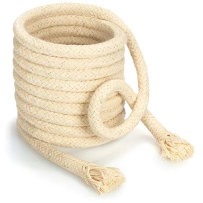 Afbeelding van COM FOUR® lont voor olielampen op maat te knippen vervangende tuinfakkels, bamboe fakkels lamp olielamp fakkel ca.250 cm x Ø 8 mm (250 mm)