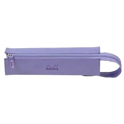 Afbeelding van RHODIA Rhodiarama Iris 319019C Etui, 23 x 5 cm, platte opening voor gebruik als potlood, kunstleer, het opbergen van pennen, potloden, viltstiften, kleine onderdelen
