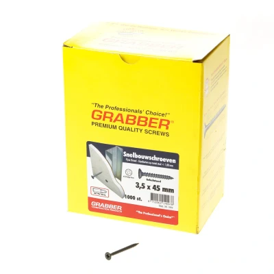Afbeelding van Grabber snelbouwschroef 3.5x 45 fijn gefosf