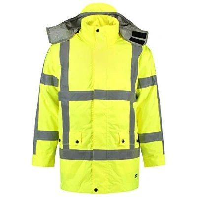 Afbeelding van Tricorp Hi Vis Parka Jas RWS 403005 Geel Maat L