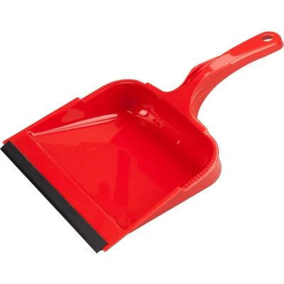 Afbeelding van Brumag Vuilblik met lip kunststof 35 x 23 cm rood stofblik