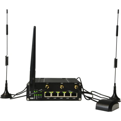 Afbeelding van Milesight 4G Industrial Router UR35 Pro WiFi4 GPS PoE L04EU G P W