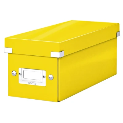 Afbeelding van CD box Leitz WOW ClickStore 143 x 136 352 mm geel