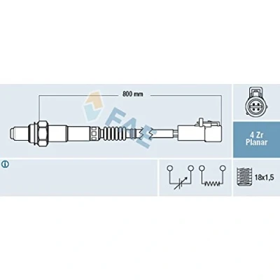 Afbeelding van Fae Lambda sonde 77263