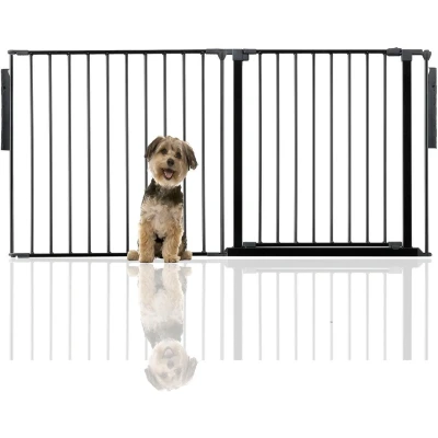 Afbeelding van Bettacare Premium Multi Panel Flexibele Huisdierenbarrière Assortiment, Zwart, tot 144cm Breed (32 opties beschikbaar),Hondenbarrière voor Huisdieren Honden en Puppy&#039;s, Puppybarrière geschikt binnen buitengebruik