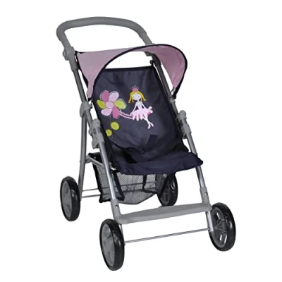 Afbeelding van knorr toys® princess Liba poppenwagen, blauw